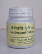 SANJEEVANI GUTI, Ayurveda Rasashala, 60 Tablets, Best intestinal antiseptic.
